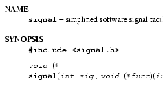 man-Page zu signal(3)